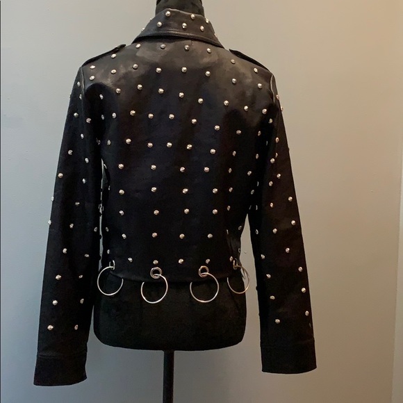 Trouble studded faux leather jacket - Picture 2 of 3